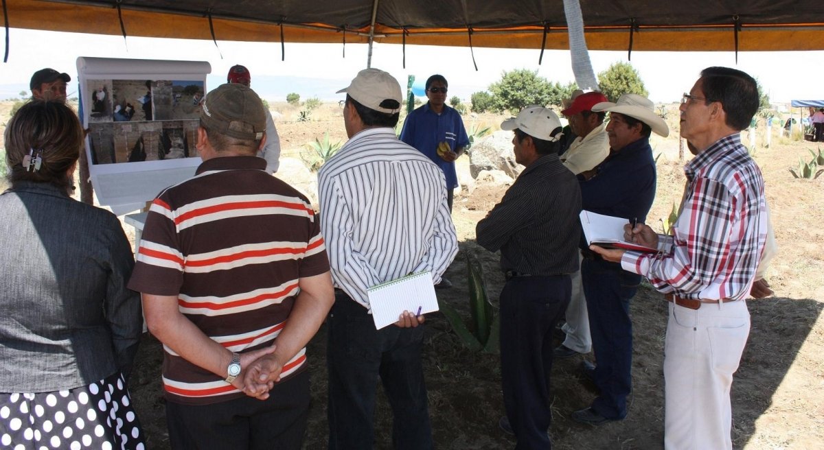 El Primer Día Demostrativo del Maguey Pulquero se realizó el 31 de marzo.